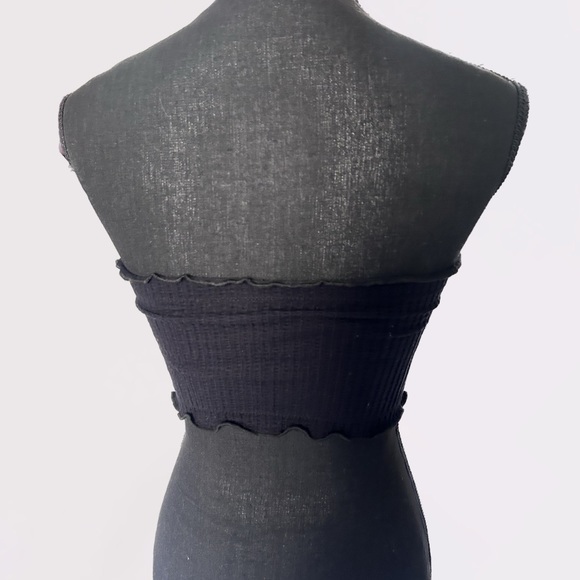 OUT FROM UNDER Ruffled Ribbed Bandeau - Picture 3 of 5